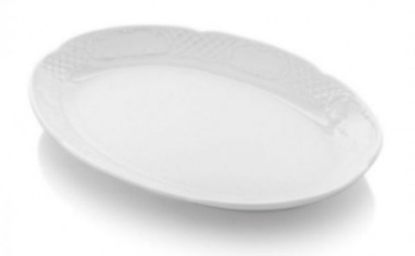 Ovale Platte Flora 32  cm