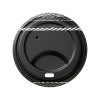 Deckel für Kaffeebecher Ø 90 mm schwarz
