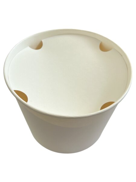 Bucket 60oz weiß neutral inkl. Deckel