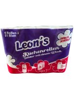 Küchenrollen "Leons" 3-lagig, 51 Blatt/Rolle