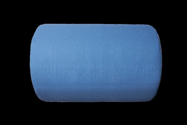 Putztuchrolle blau 2-lagig 38cmx360m