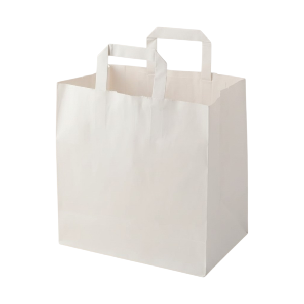 Foodbag 26 + 17 x 25 cm neutral weiß | VPE 250