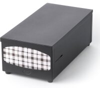 Serviettenspender Metall für 33 x 33 cm, schwarz...