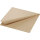 Zelltuchservietten 33 x 32 cm, 1-lagig, Spenderfalz natural brown - unbleached (VPE 4500 St.)