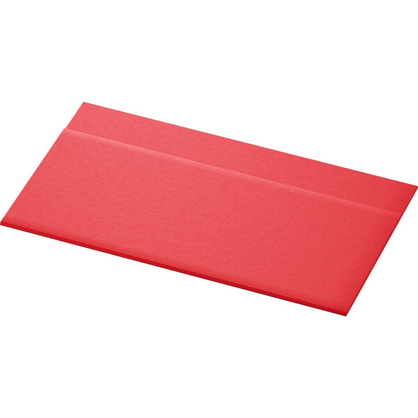 Zelltuchservietten 33 x 32 cm, 1-lagig, Spenderfalz rot (VPE 4500 St.)