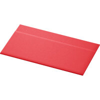 Zelltuchservietten 33 x 32 cm, 1-lagig, Spenderfalz rot (VPE 4500 St.)