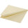 Zelltuchservietten 24 x 24 cm, 3-lagig, 1/4-Falz, Uni cream (VPE 2000 St.)