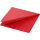 Zelltuchservietten 24 x 24 cm, 3-lagig, 1/4-Falz, Uni rot (VPE 2000 St.)