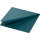 Zelltuchservietten 24 x 24 cm, 3-lagig, 1/4-Falz, Uni ocean teal (VPE 2000 St.)