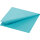 Zelltuchservietten 24 x 24 cm, 3-lagig, 1/4-Falz, Uni mint blue (VPE 2000 St.)
