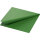 Zelltuchservietten 24 x 24 cm, 3-lagig, 1/4-Falz, Uni leaf green (VPE 2000 St.)