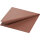 Zelltuchservietten 24 x 24 cm, 3-lagig, 1/4-Falz, Uni chestnut (VPE 2000 St.)
