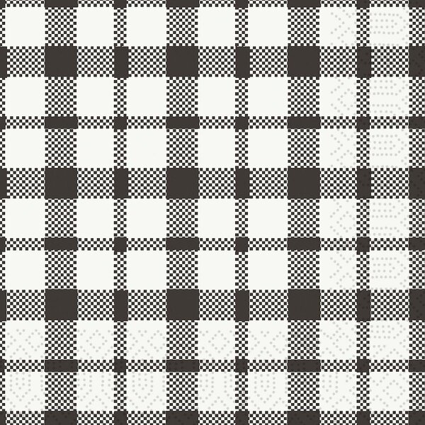 Zelltuchservietten 24 x 24 cm, 3-lagig, 1/4-Falz, Motive Izza (VPE 2000 St.)