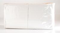 Zelltuchservietten 33 x 33 cm, 1-lagig, 1/4-Falz, Uni weiß (VPE 3000 St.)