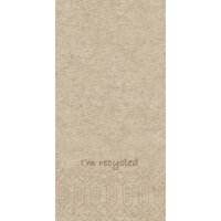 Zelltuchservietten 33 x 33 cm, 2-lagig, 1/8-Kopffalz, Motive Im recycled (VPE 1200 St.)