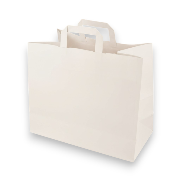 Gastrobag 32 + 22 x 27 cm neutral weiß | VPE 250