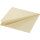 Zelltuchservietten 33 x 33 cm, 3-lagig, 1/4-Falz, Uni cream (VPE 1000 St.)