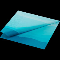 Zelltuchservietten 33 x 33 cm, 3-lagig, 1/4-Falz, Motive, Kleinpack Save the Ocean (VPE 500 St.)