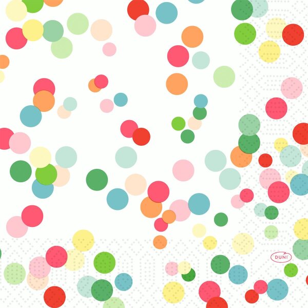 Zelltuchservietten 33 x 33 cm, 3-lagig, 1/4-Falz, Motive, Kleinpack Happy Bubbles (VPE 500 St.)