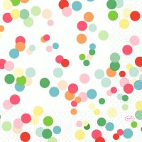 Zelltuchservietten 33 x 33 cm, 3-lagig, 1/4-Falz, Motive, Kleinpack Happy Bubbles (VPE 500 St.)