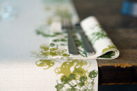 Zelltuchservietten 33 x 33 cm, 3-lagig, 1/4-Falz, Motive, Kleinpack Green Umbles (VPE 500 St.)