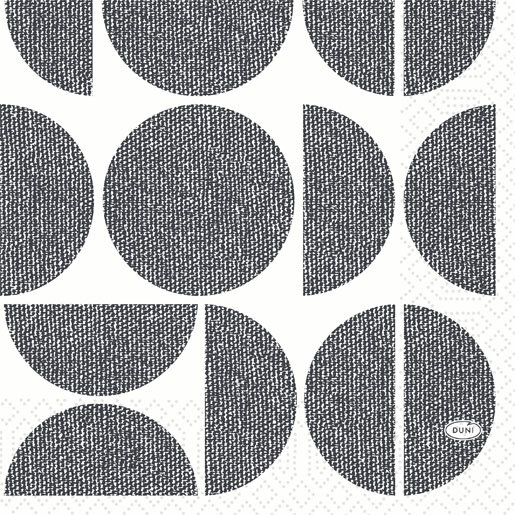 Zelltuchservietten 33 x 33 cm, 3-lagig, 1/4-Falz, Motive Shapes (VPE 1000 St.)