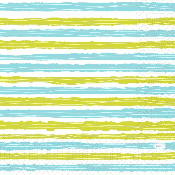 Zelltuchservietten 33 x 33 cm, 3-lagig, 1/4-Falz, Motive Elise Stripes (VPE 1000 St.)