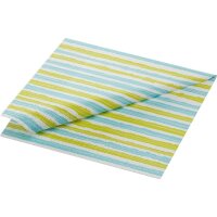 Zelltuchservietten 33 x 33 cm, 3-lagig, 1/4-Falz, Motive Elise Stripes (VPE 1000 St.)