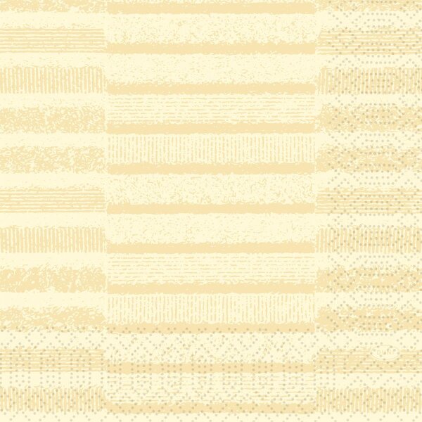 Zelltuchservietten 33 x 33 cm, 3-lagig, 1/4-Falz, Motive Tessuto cream (VPE 1000 St.)