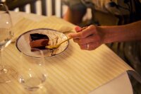 Zelltuchservietten 33 x 33 cm, 3-lagig, 1/4-Falz, Motive Tessuto cream (VPE 1000 St.)