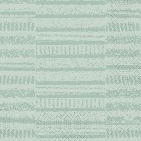 Zelltuchservietten 33 x 33 cm, 3-lagig, 1/4-Falz, Motive Tessuto mint (VPE 1000 St.)