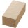 Zelltuchservietten 33 x 33 cm, 3-lagig, 1/8-Buchfalz, Uni natural brown - unbleached (VPE 1250 St.)