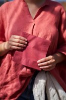 Zelltuchservietten 33 x 33 cm, 3-lagig, 1/8-Buchfalz, Uni bordeaux (VPE 1250 St.)