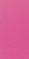Zelltuchservietten 33 x 33 cm, 3-lagig, 1/8-Kopffalz, Uni fuchsia (VPE 1000 St.)
