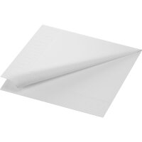 Zelltuchservietten 40 x 40 cm, 2-lagig, 1/4-Falz, Uni...
