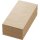 Zelltuchservietten 40 x 40 cm, 2-lagig, 1/8-Buchfalz, Uni natural brown - unbleached (VPE 1500 St.)
