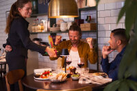 Zelltuchservietten 40 x 40 cm, 3-lagig, 1/4-Falz, Motive Rigato black (VPE 1000 St.)