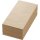 Zelltuchservietten 40 x 40 cm, 3-lagig, 1/8-Buchfalz, Uni natural brown - unbleached (VPE 1250 St.)