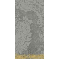 Zelltuchservietten 40 x 40 cm, 3-lagig, 1/8-Kopffalz, Motive Royal granite grey (VPE 1000 St.)