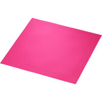 Klassikservietten 40 x 40 cm, 4-lagig geprägt, 1/4-Falz, Uni fuchsia (VPE 300 St.)