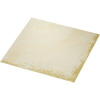Klassikservietten 40 x 40 cm, 4-lagig geprägt, 1/4-Falz, Motive Royal cream (VPE 300 St.)