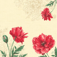 Klassikservietten 40 x 40 cm, 4-lagig geprägt, 1/4-Falz, Motive Monique (VPE 300 St.)