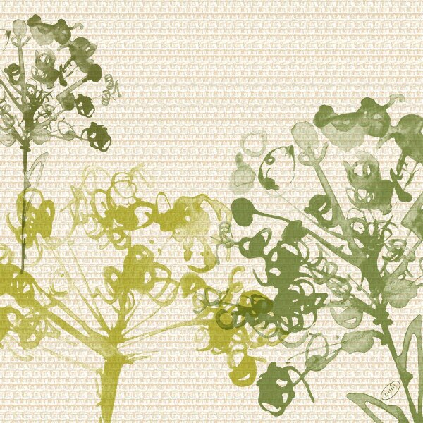 Klassikservietten 40 x 40 cm, 4-lagig geprägt, 1/4-Falz, Motive Green Umbles (VPE 300 St.)