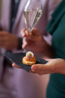 Bio-Dunisoft-Servietten 20 x 20 cm, 1/4-Falz, Uni schwarz (VPE 2880 St.)