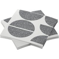 Dunisoft-Servietten 20 x 20 cm, 1/4-Falz, Motive Shapes (VPE 2880 St.)