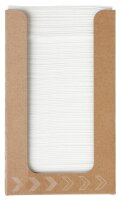 Bio-Dunisoft-Servietten 20 x 20 cm, Spenderboxen weiß (VPE 1200 St.)
