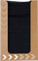 Bio-Dunisoft-Servietten 20 x 20 cm, Spenderboxen schwarz (VPE 1200 St.)