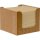 Bio-Dunisoft-Servietten 20 x 20 cm, Spenderboxen natural brown - unbleached (VPE 1200 St.)