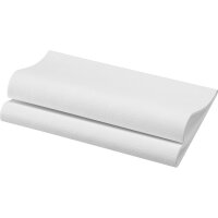 Bio-Dunisoft-Servietten 40 x 40 cm, 1/4-Falz, Uni weiß, Papierverpackung (VPE 360 St.)