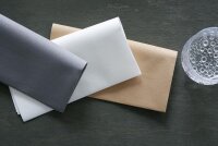 Bio-Dunisoft-Servietten 40 x 40 cm, 1/4-Falz, Uni weiß, Papierverpackung (VPE 360 St.)